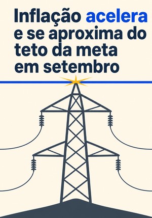 Capa do livro Inflação acelera e se aproxima do teto da meta em setembro, de 12min Originals — resumo e resenha crítica no 12min