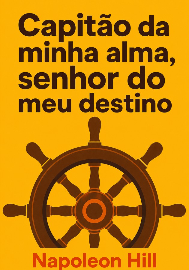 Capa do livro Capitão da minha alma, senhor do meu destino, de Napoleon Hill — resumo e resenha crítica no 12min