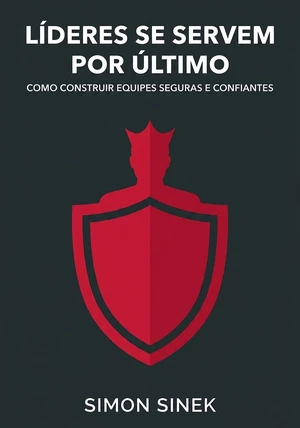 Capa do livro Líderes Se Servem Por Último , de Simon Sinek — resumo e resenha crítica no 12min