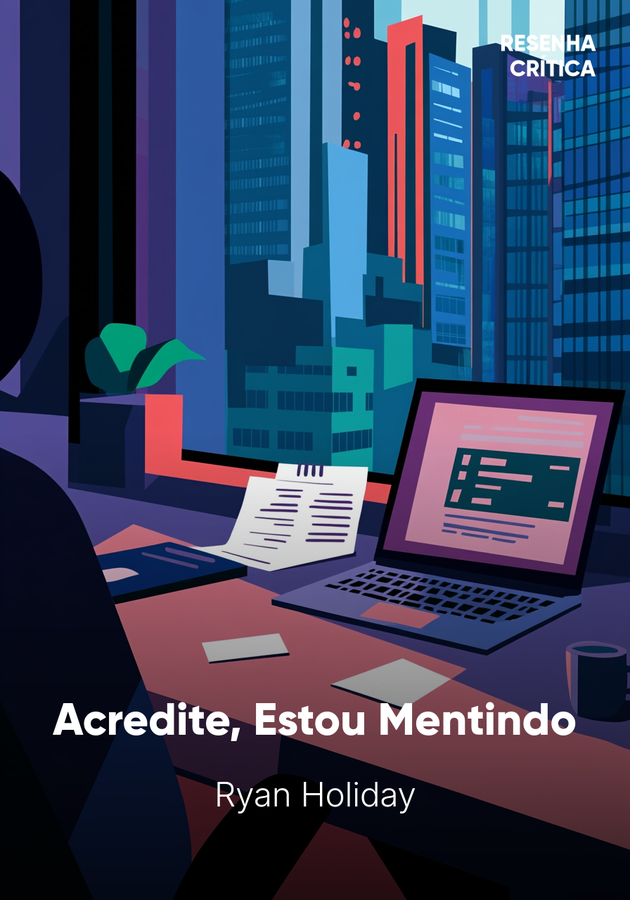 Capa do livro Acredite, Estou Mentindo, de Ryan Holiday — resumo e resenha crítica no 12min