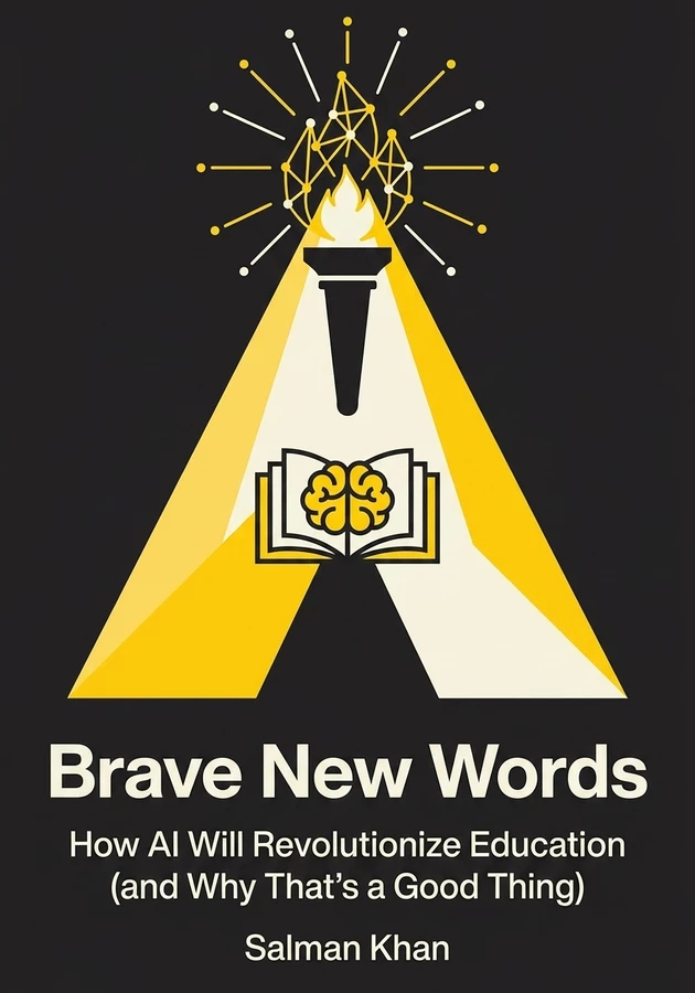 Book cover of Brave New Words by Salman Khan — critical summary review on 12min