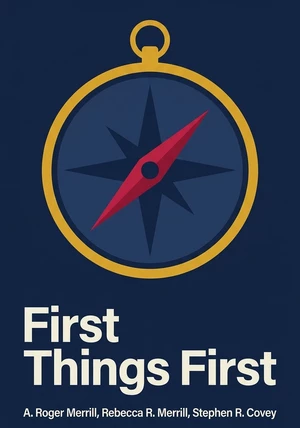 Book cover of First Things First by Stephen R. Covey & A. Roger Merrill & Rebecca R. Merrill — critical summary review on 12min