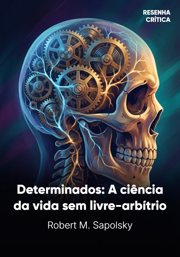 Capa do livro Determinados, de Robert M. Sapolsky — resumo e resenha crítica no 12min