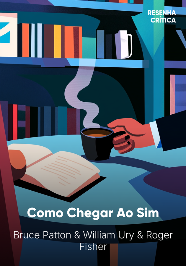 Capa do livro Como Chegar Ao Sim, de Bruce Patton & Roger Fisher & William Ury — resumo e resenha crítica no 12min