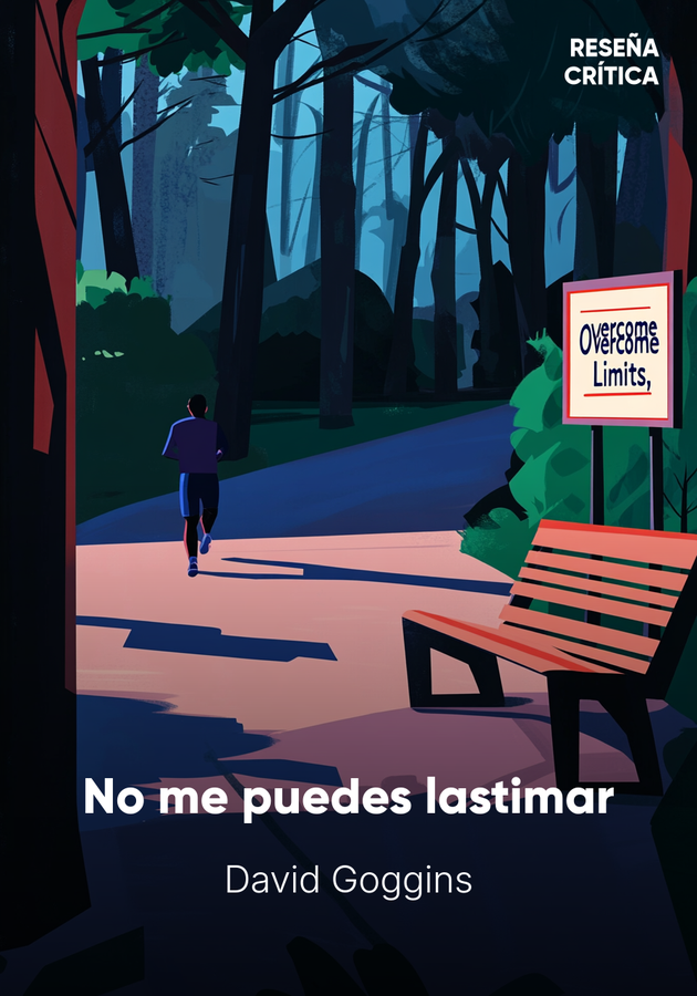 Portada del libro No me puedes lastimar, de David Goggins — resumen crítico y reseña en 12min