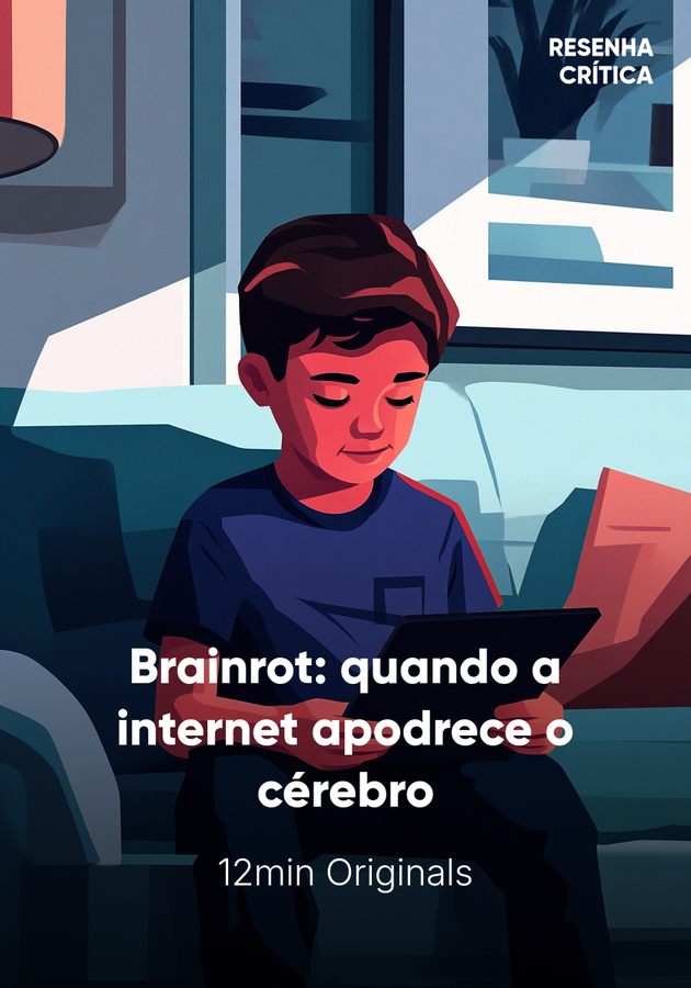 Capa do livro Brainrot: quando a internet apodrece o cérebro, de 12min Originals — resumo e resenha crítica no 12min