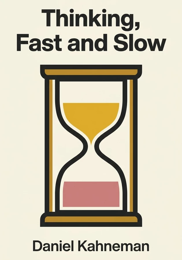 Book cover of Thinking, Fast and Slow  by Daniel Kahneman — critical summary review on 12min