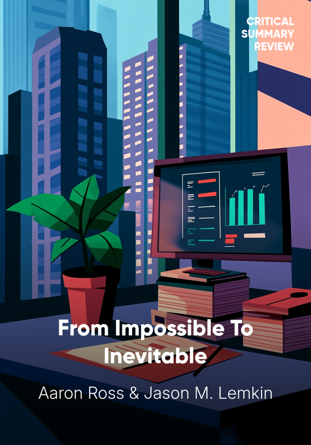 Book cover of From Impossible To Inevitable by Aaron Ross & Jason M. Lemkin — critical summary review on 12min