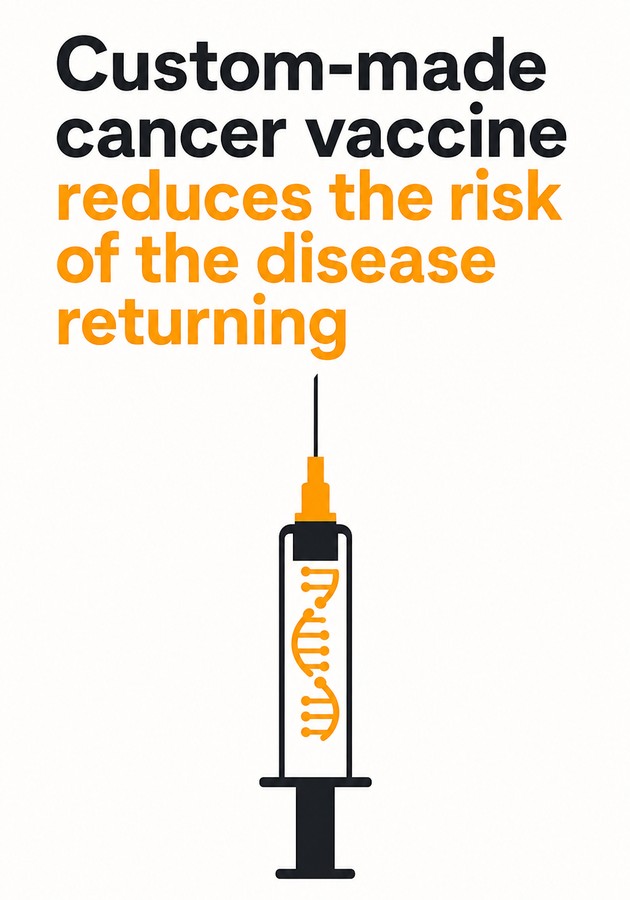 Book cover of Custom-made cancer vaccine reduces the risk of the disease returning by 12min Originals — critical summary review on 12min