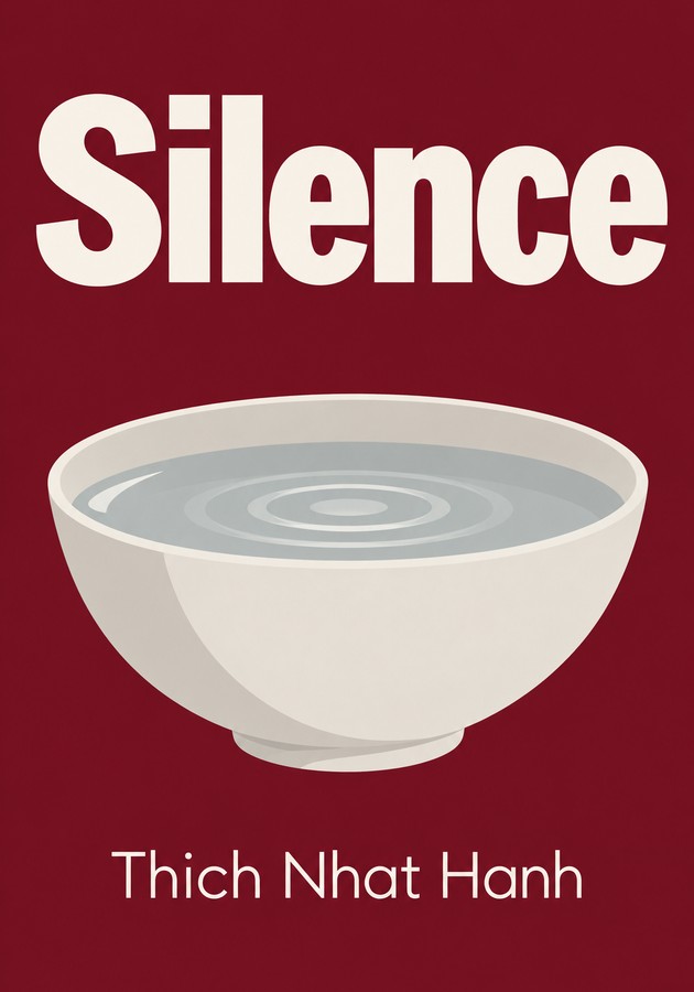 Book cover of Silence by Thich Nhat Hanh — critical summary review on 12min