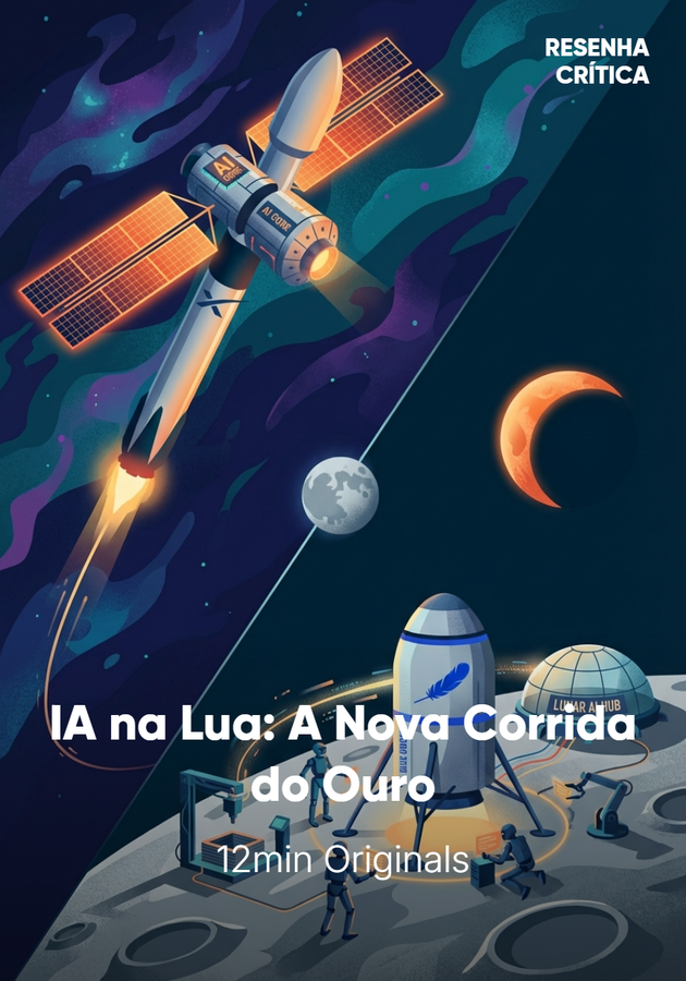 Capa do livro IA na Lua: A Nova Corrida do Ouro, de 12min Originals — resumo e resenha crítica no 12min