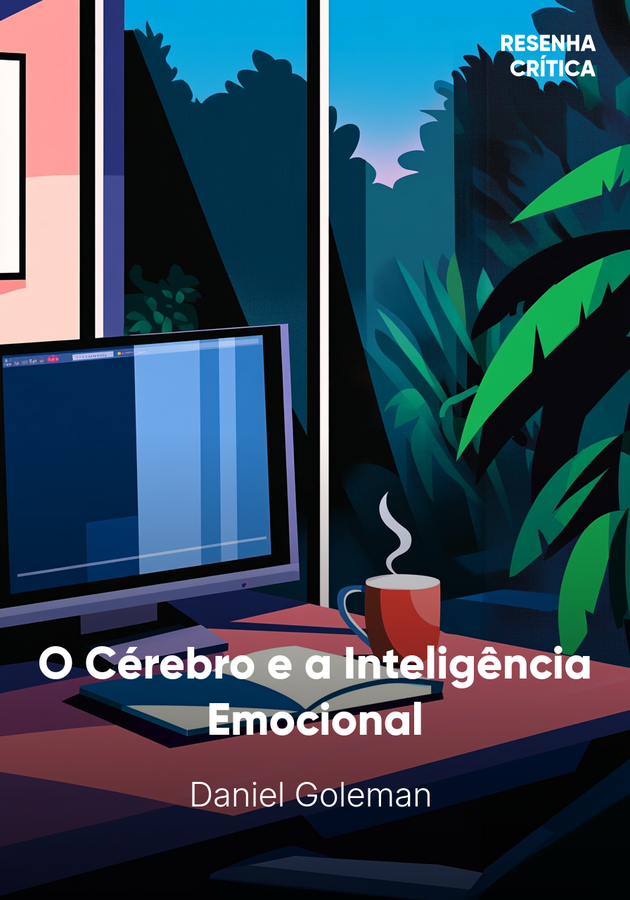 Capa do livro O Cérebro e a Inteligência Emocional, de Daniel Goleman — resumo e resenha crítica no 12min
