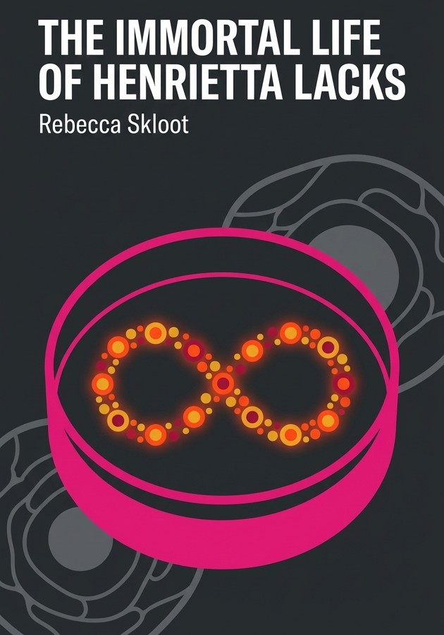 Book cover of The Immortal Life of Henrietta Lacks by Rebecca Skloot — critical summary review on 12min
