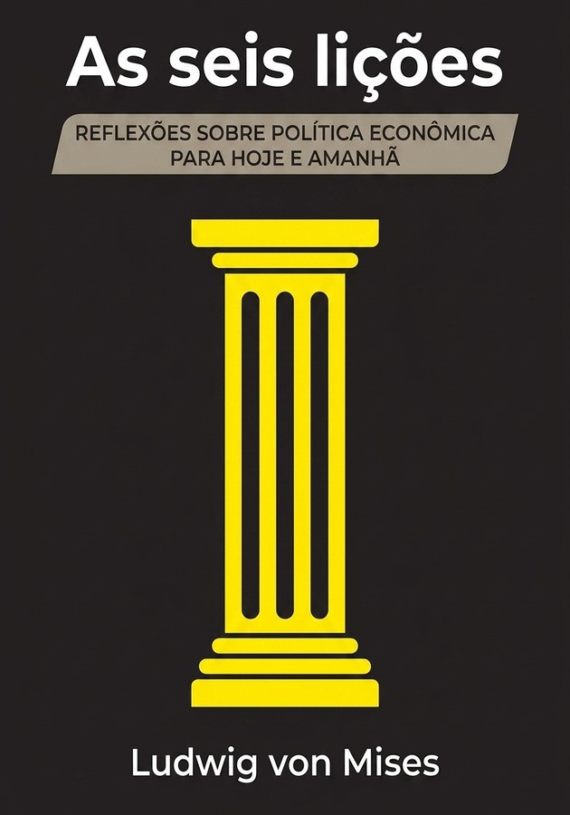 Capa do livro As seis lições, de Ludwig von Mises — resumo e resenha crítica no 12min