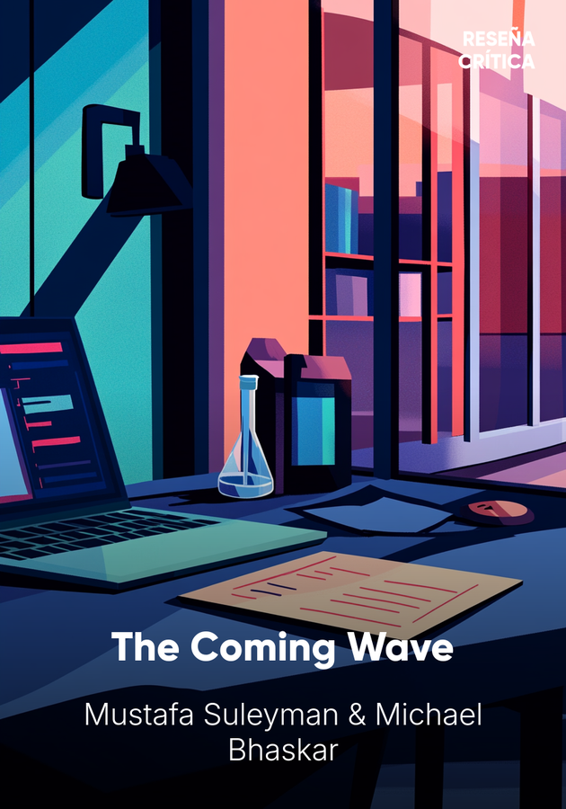 Portada del libro The Coming Wave, de Mustafa Suleyman — resumen crítico y reseña en 12min