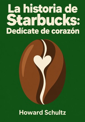 Portada del libro La historia de Starbucks: Dedícate de corazón, de Howard Schultz — resumen crítico y reseña en 12min