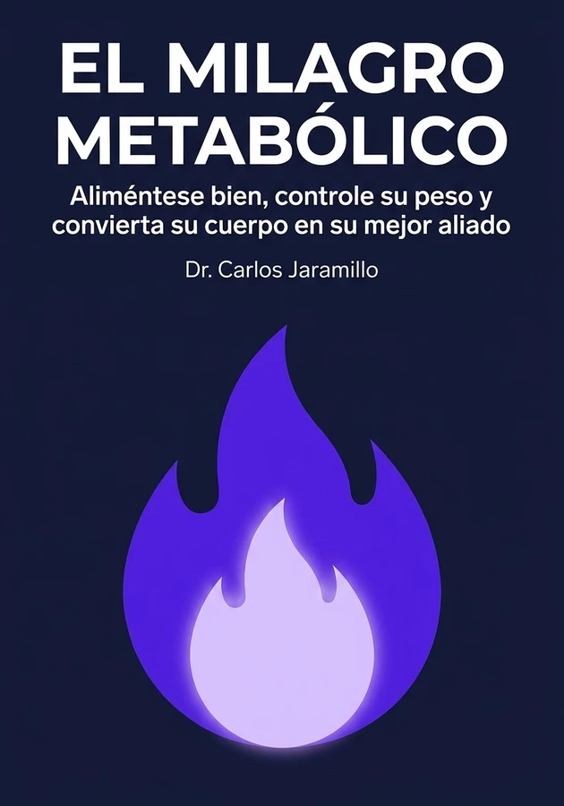 Portada del libro El Milagro Metabólico, de Dr. Carlos Jaramillo — resumen crítico y reseña en 12min