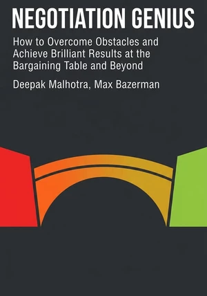 Book cover of Negotiation Genius by Max Bazerman & Deepak Malhotra — critical summary review on 12min