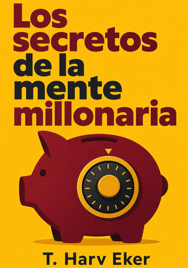 Portada del libro Los secretos de la mente millonaria, de T. Harv Eker — resumen crítico y reseña en 12min