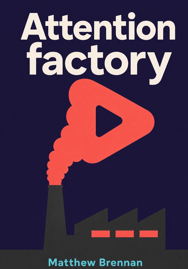 Capa do livro Attention factory, de  Matthew Brennan — resumo e resenha crítica no 12min