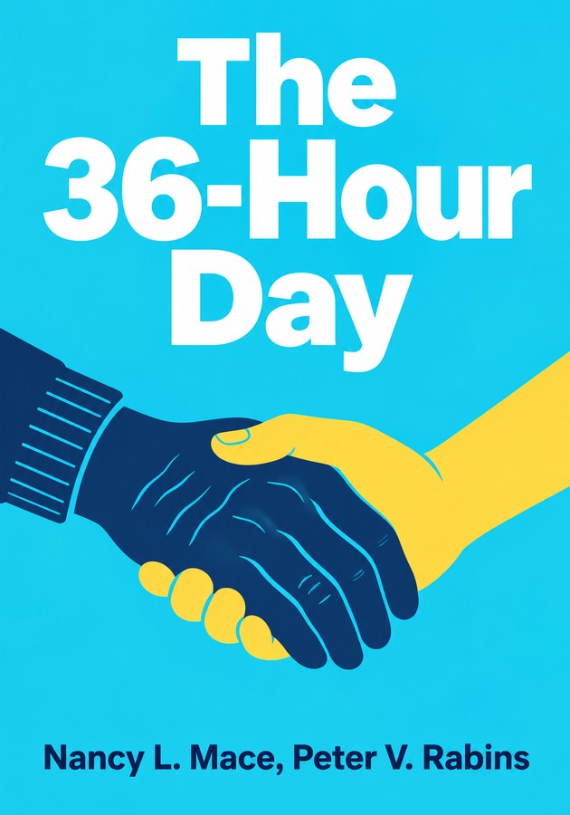Book cover of The 36-Hour Day by Nancy L. Mace & Peter V. Rabins — critical summary review on 12min
