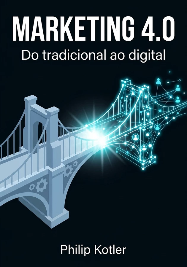 Capa do livro Marketing 4.0 , de Philip Kotler — resumo e resenha crítica no 12min