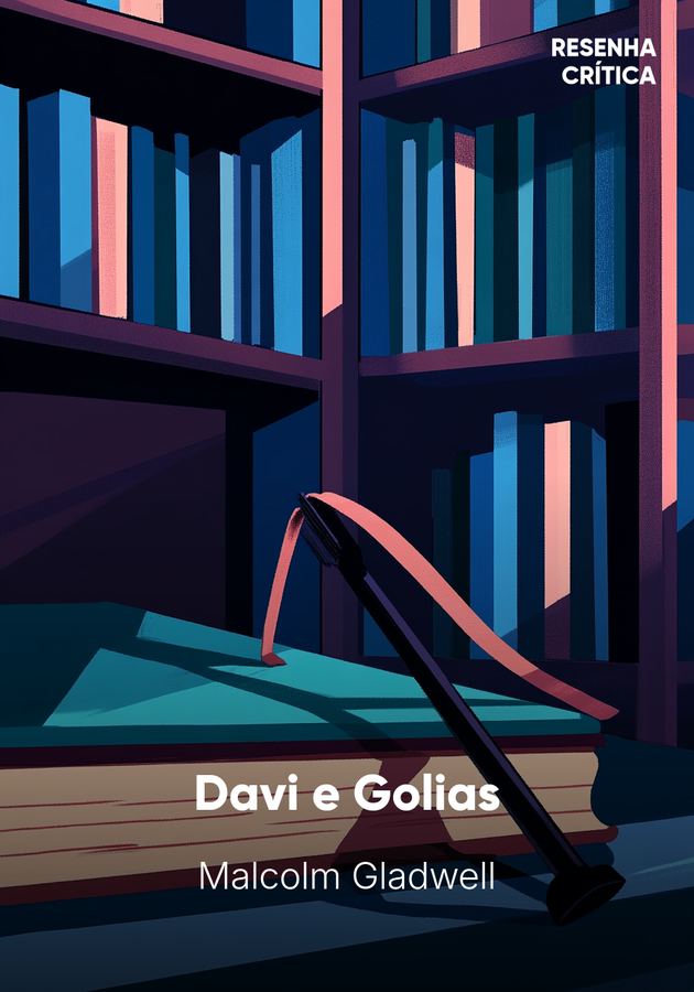 Capa do livro Davi e Golias, de Malcolm Gladwell — resumo e resenha crítica no 12min