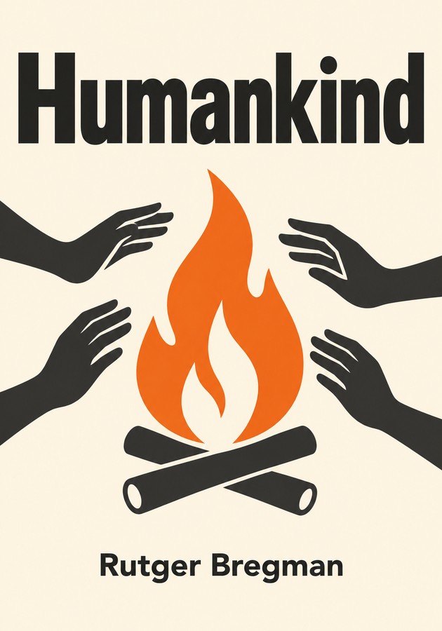 Book cover of Humankind by Rutger Bregman — critical summary review on 12min