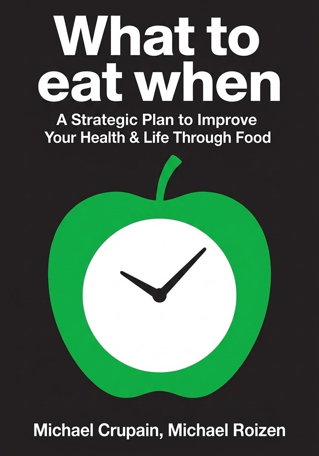 Capa do livro What to eat when, de Michael Roizen — resumo e resenha crítica no 12min