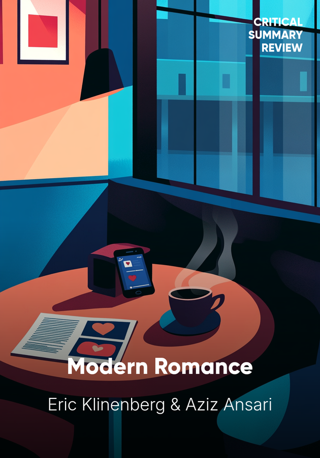 Book cover of Modern Romance by Aziz Ansari — critical summary review on 12min