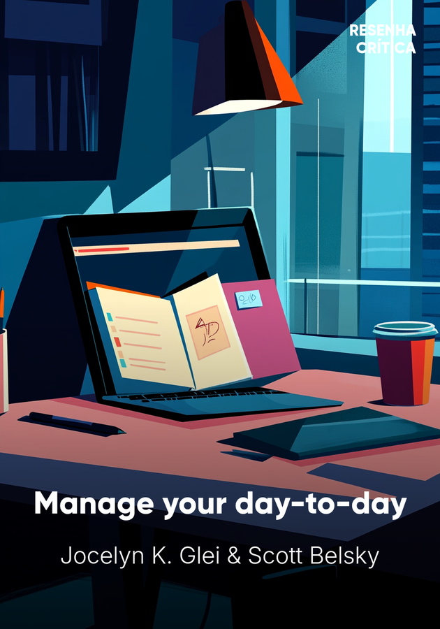 Capa do livro Manage your day-to-day, de Jocelyn K. Glei & Scott Belsky — resumo e resenha crítica no 12min