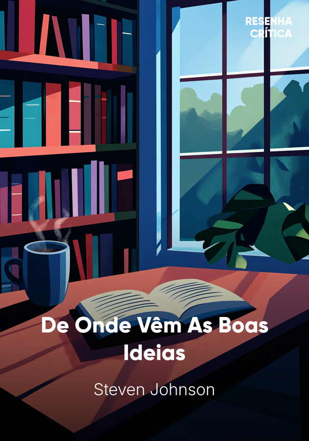 Capa do livro De Onde Vêm As Boas Ideias, de Steven Johnson — resumo e resenha crítica no 12min