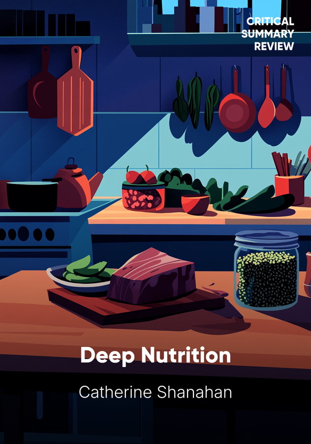 Book cover of Deep Nutrition by Catherine Shanahan — critical summary review on 12min