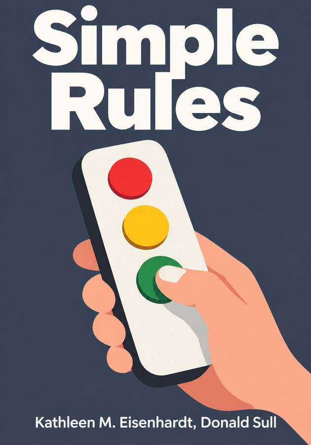 Book cover of Simple Rules by Donald Sull — critical summary review on 12min