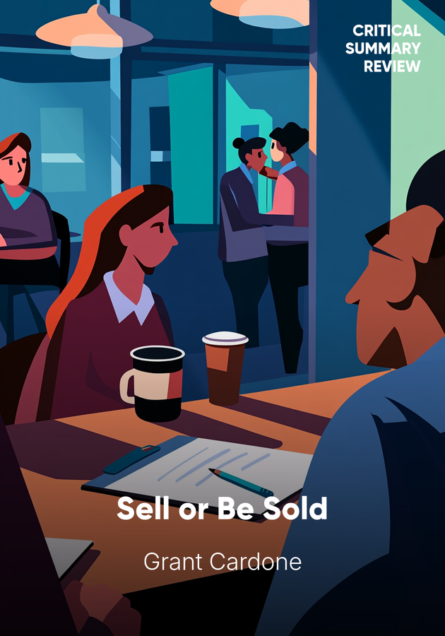 Book cover of Sell or Be Sold by Grant Cardone — critical summary review on 12min