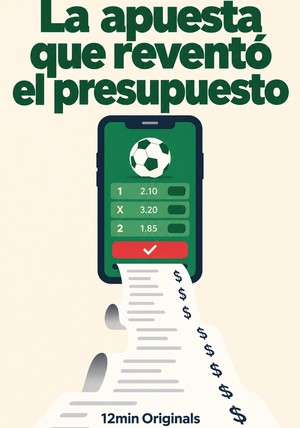Portada del libro La apuesta que reventó el presupuesto, de 12min Originals — resumen crítico y reseña en 12min