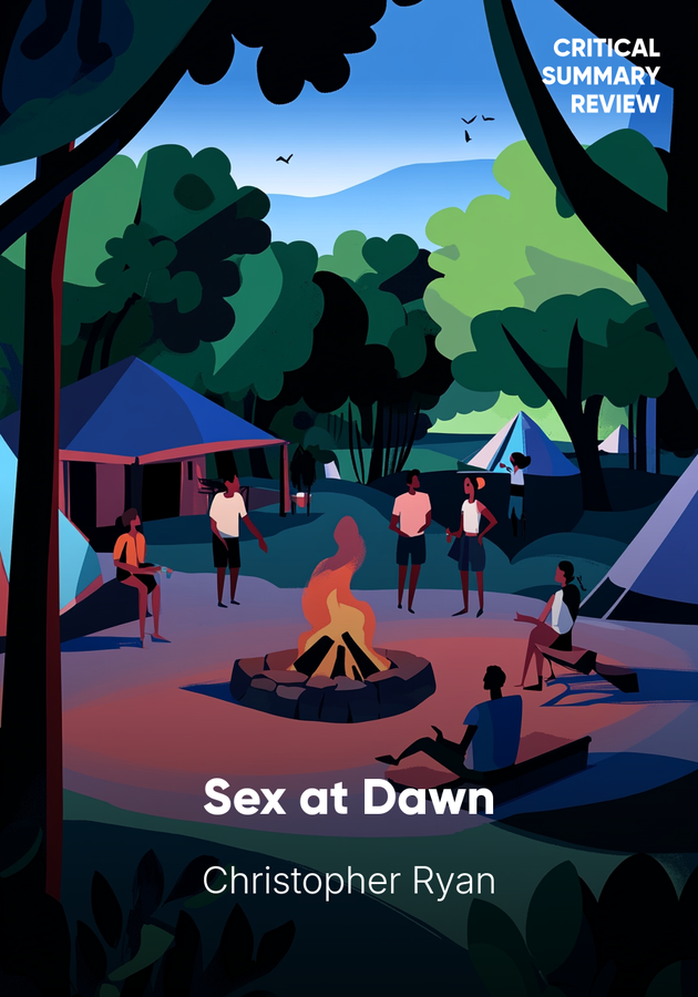 Book cover of Sex at Dawn by Christopher Ryan — critical summary review on 12min
