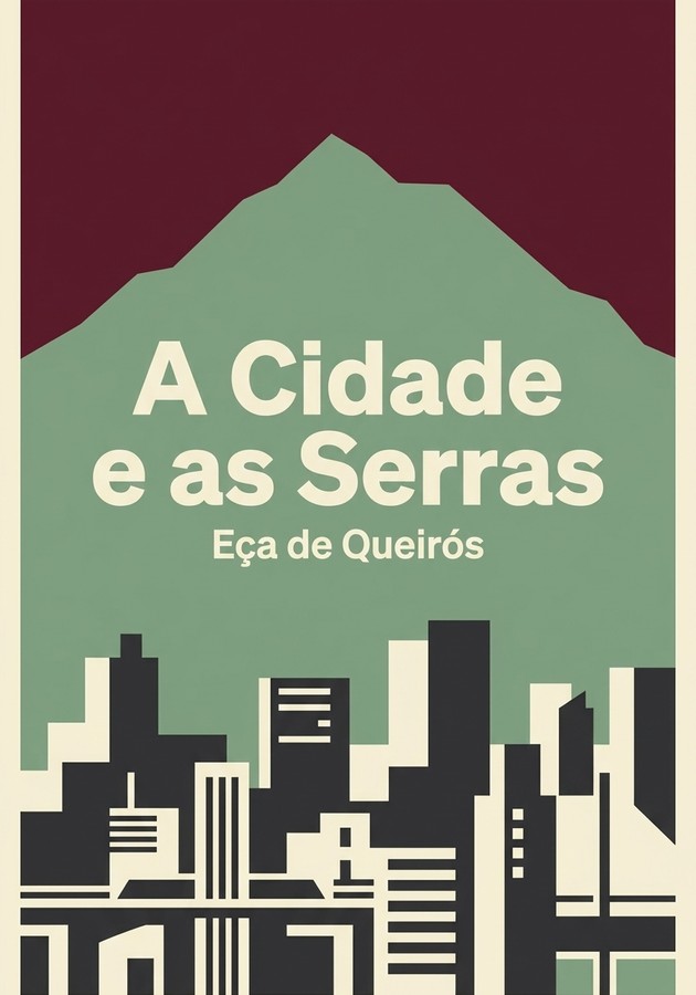 Capa do livro A Cidade e as Serras, de Eça de Queirós — resumo e resenha crítica no 12min