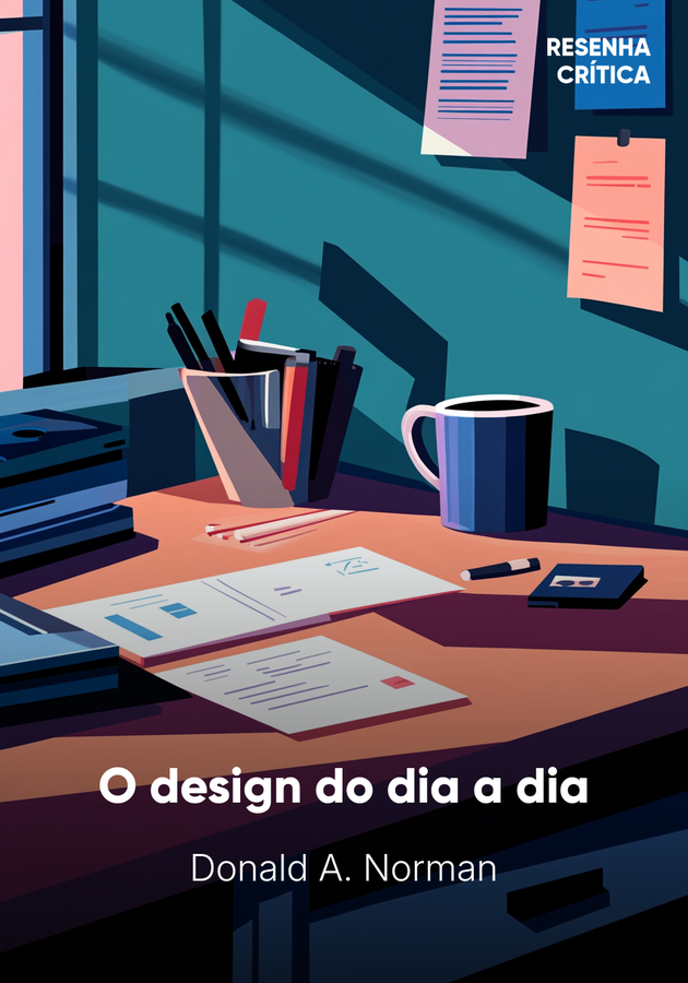 Capa do livro O design do dia a dia, de Donald A. Norman — resumo e resenha crítica no 12min
