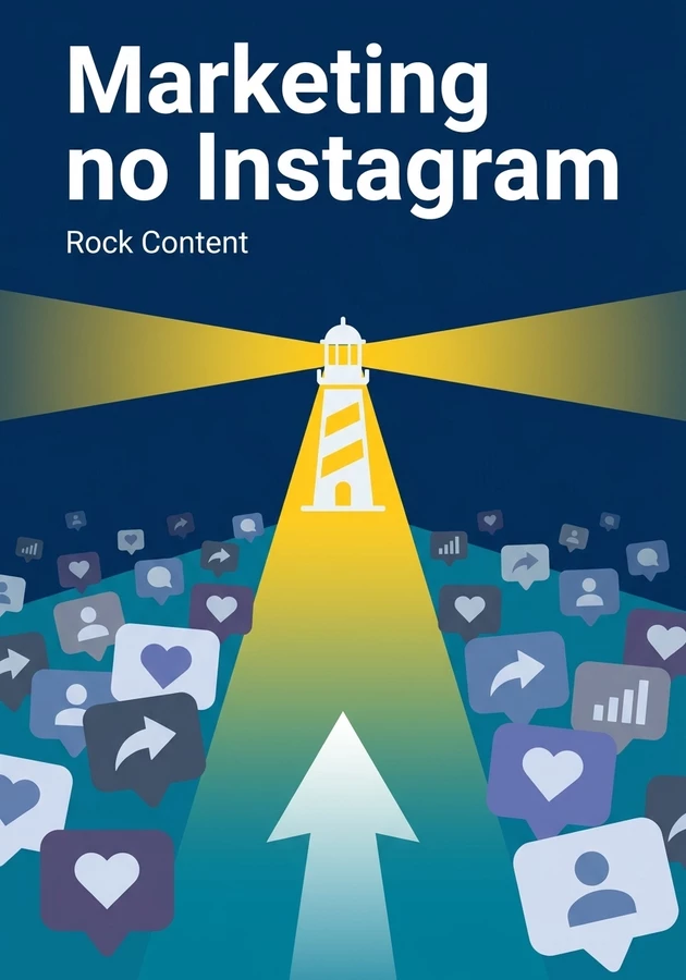 Capa do livro Marketing no Instagram, de  Rock Content — resumo e resenha crítica no 12min