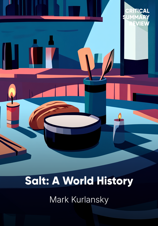 Book cover of Salt: A World History by Mark Kurlansky — critical summary review on 12min