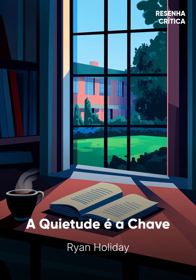 Capa do livro A Quietude é a Chave, de Ryan Holiday — resumo e resenha crítica no 12min