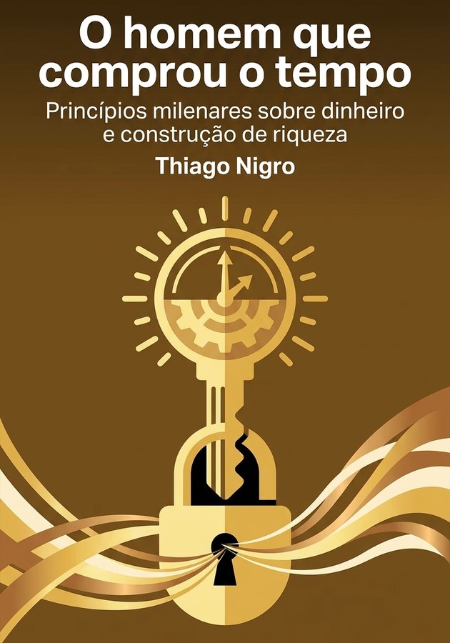 Capa do livro O homem que comprou o tempo, de Thiago Nigro — resumo e resenha crítica no 12min