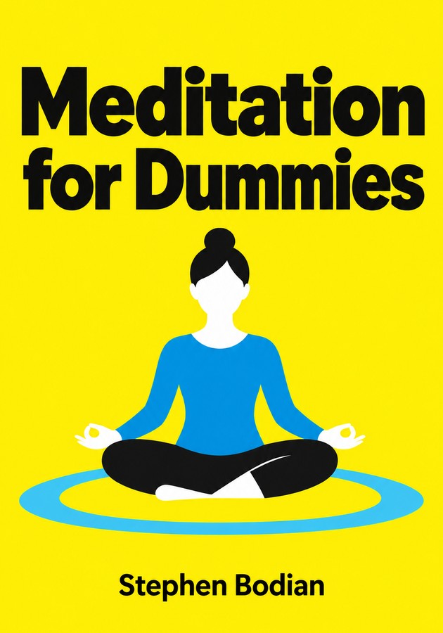 Book cover of Meditation for Dummies by Stephen Bodian — critical summary review on 12min