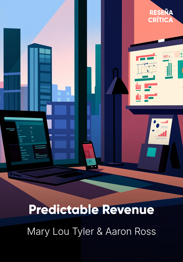 Book cover of Predictable Revenue by Aaron Ross & Mary Lou Tyler — critical summary review on 12min