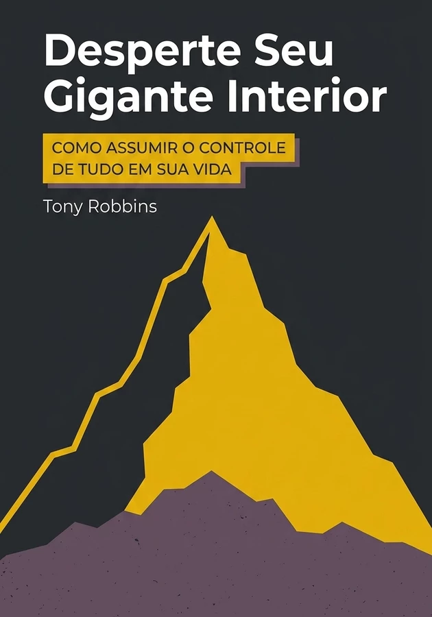Capa do livro Desperte Seu Gigante Interior, de Tony Robbins — resumo e resenha crítica no 12min