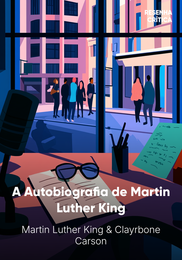 Capa do livro A Autobiografia de Martin Luther King, de Clayrbone Carson & Martin Luther King — resumo e resenha crítica no 12min