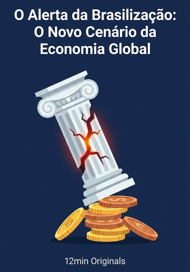 Capa do livro O Alerta da Brasilização: O Novo Cenário da Economia Global, de 12min Originals — resumo e resenha crítica no 12min