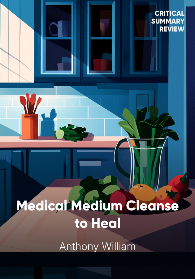 Book cover of Medical Medium Cleanse to Heal by Anthony William — critical summary review on 12min