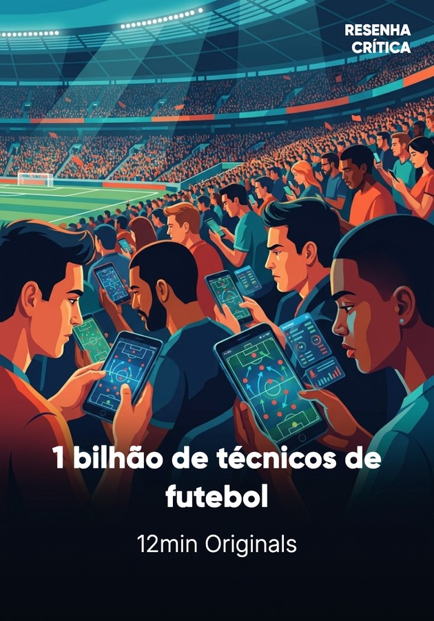 Capa do livro 1 bilhão de técnicos de futebol, de 12min Originals — resumo e resenha crítica no 12min
